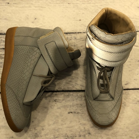 3M Maison Martin Margiela Silver Python Size 8 - Picture 5 of 5